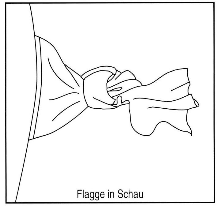 Schau, Flagge in Schau