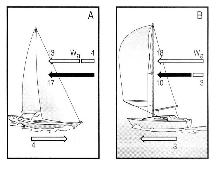 scheinbarer Wind